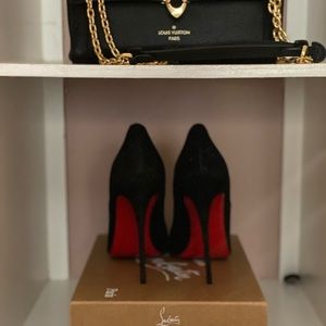 Christian Louboutin So Kate Suede Pumps